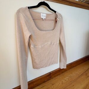 Pink Rose Long Sleeve Sweater